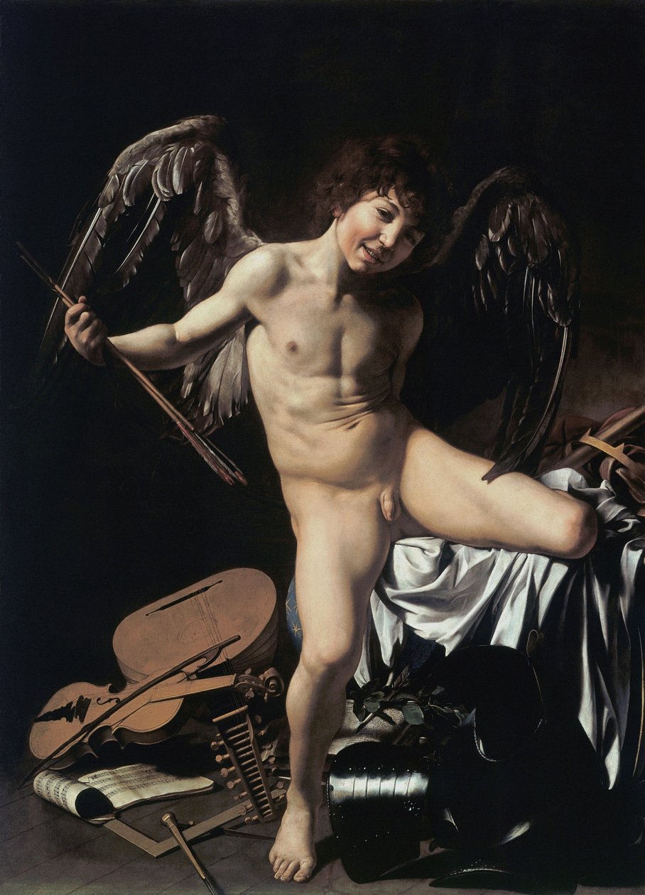 Německy: Amor als Sieger Amor Vincit Omnia od Caravaggio