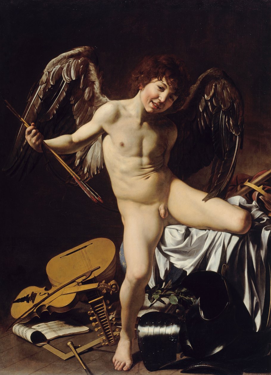 Německy: Amor als Sieger Amor Vincit Omnia od Caravaggio