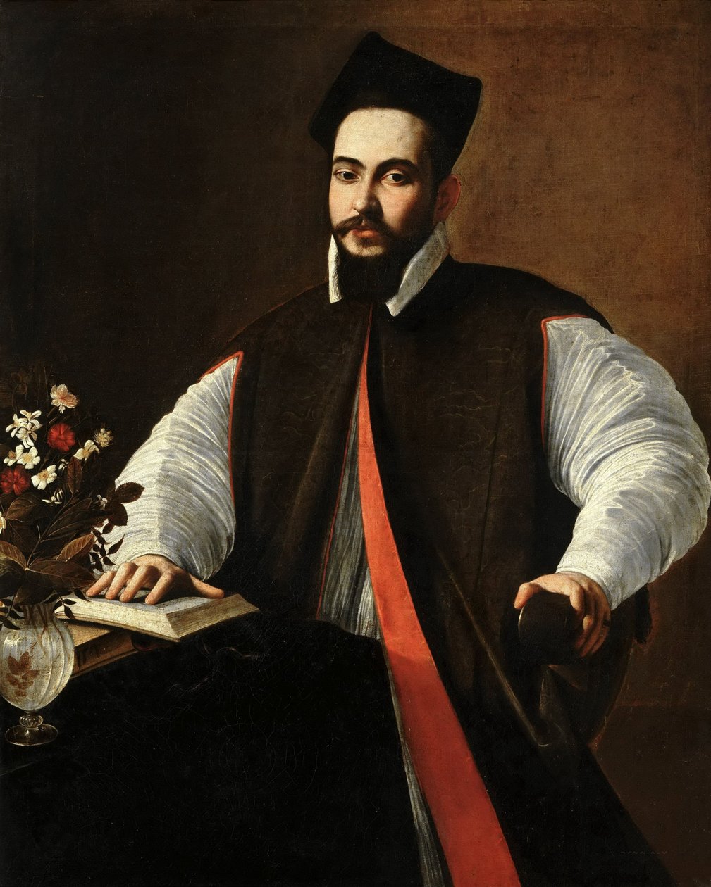 Italsky: Portrét Maffea Barberiniho Portrét Maffea Barberiniho (papež Urban VIII) od Caravaggio