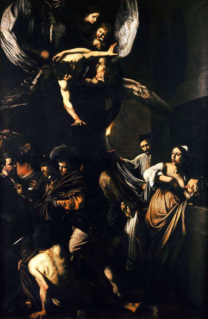 Sedm skutků milosrdenství od Caravaggio