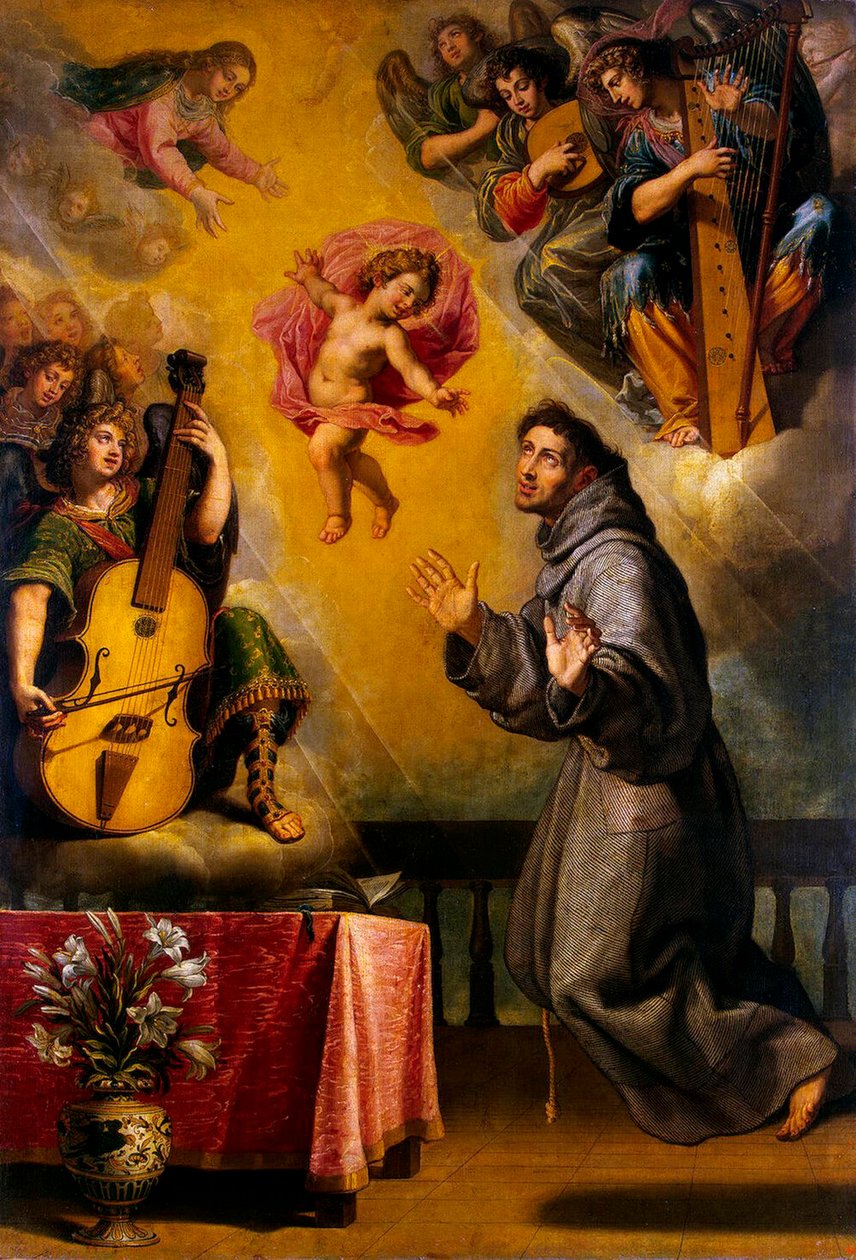 Vidění svatého Antonia Paduánského, 1631. od Carducho