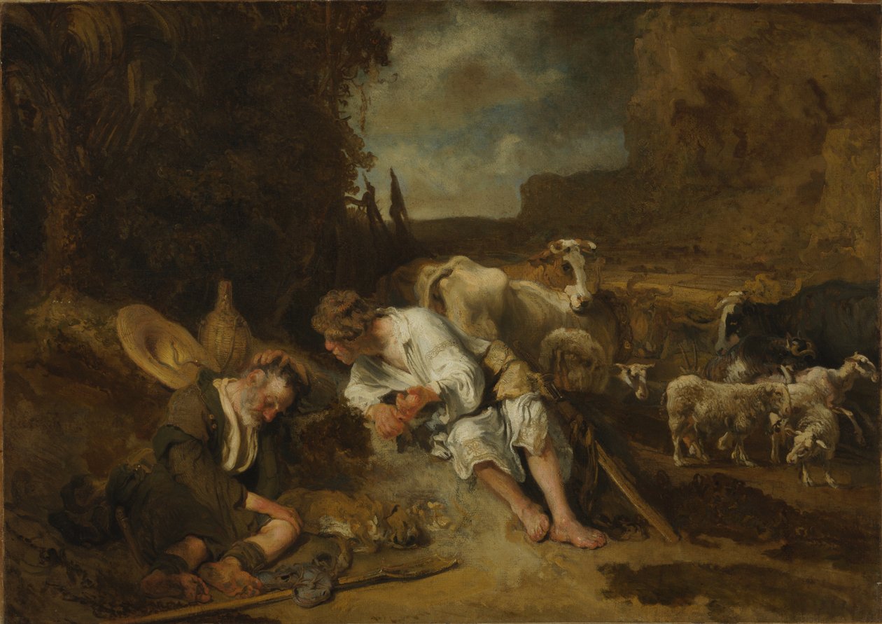 Merkur a Argus od Carel Fabritius