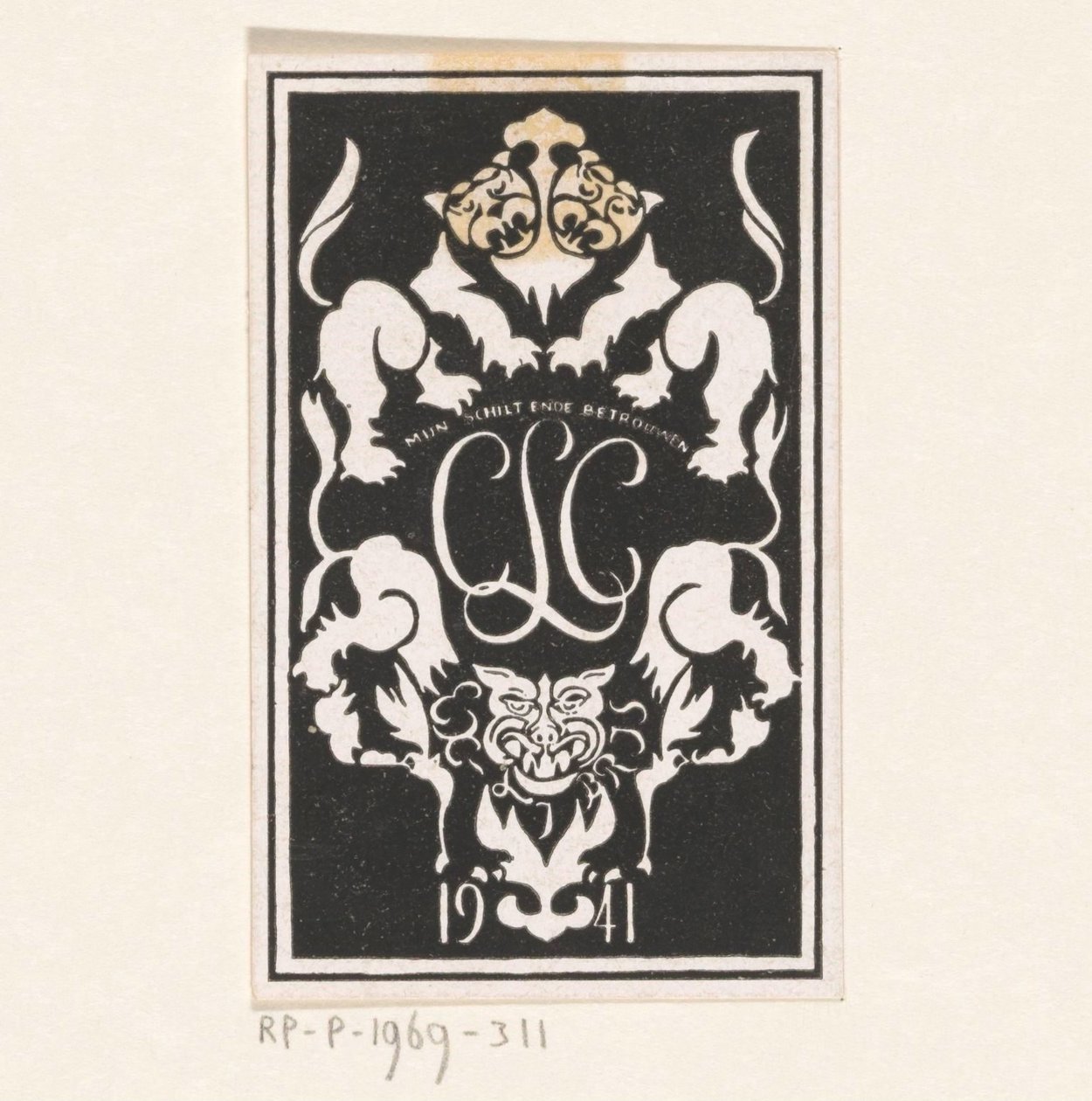 Ex-libris od Carel Lion Cachet od Carel Adolph Lion Cachet