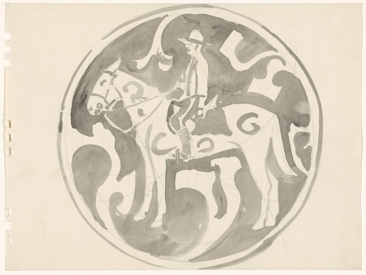 Design pro kanadské mountie znamení od Carel Adolph Lion Cachet