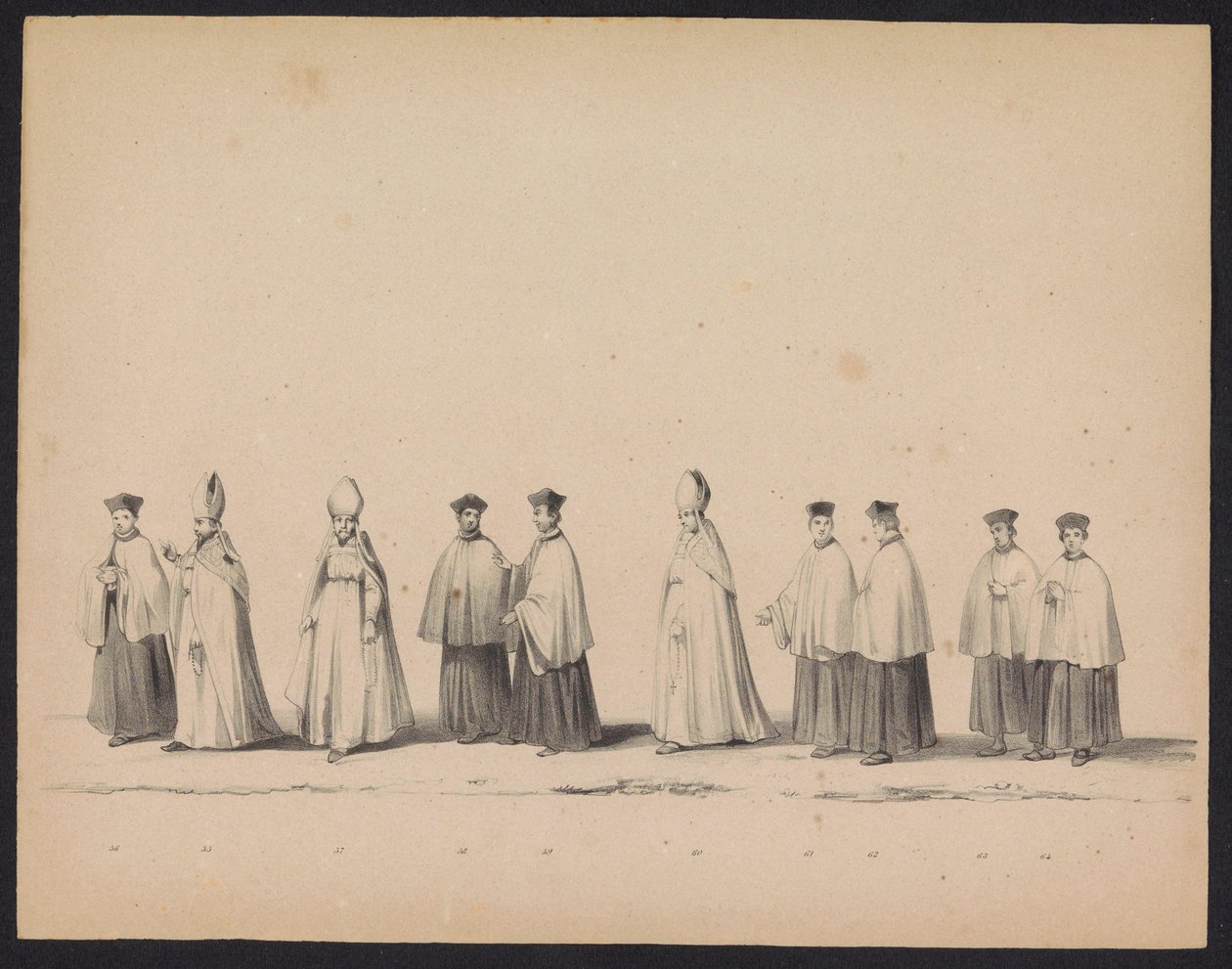 Maškaráda utrechtských studentů, 1846 (deska 11) Vyobrazení krojovaného průvodu, zobrazující průvod Filipa II., prince španělského, v Utrechtu, 3. října 1549, pořádaný 17. června 1846, H.H. Studenti Utrechtsche od Carel Christiaan Antony Last