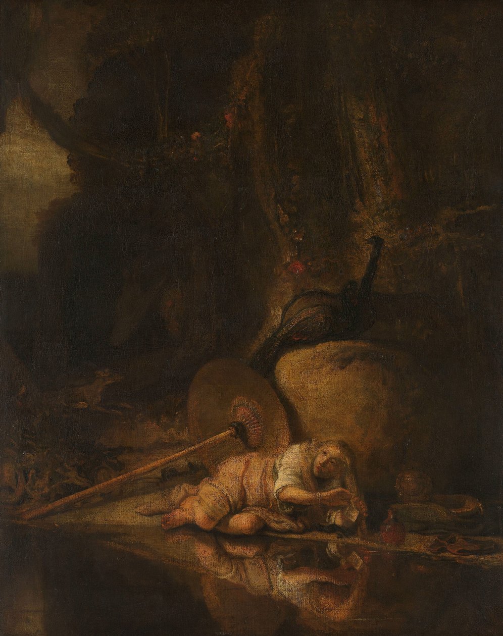 Hera Sching během bitvy bohů a obrů od Carel Fabritius (copy after)