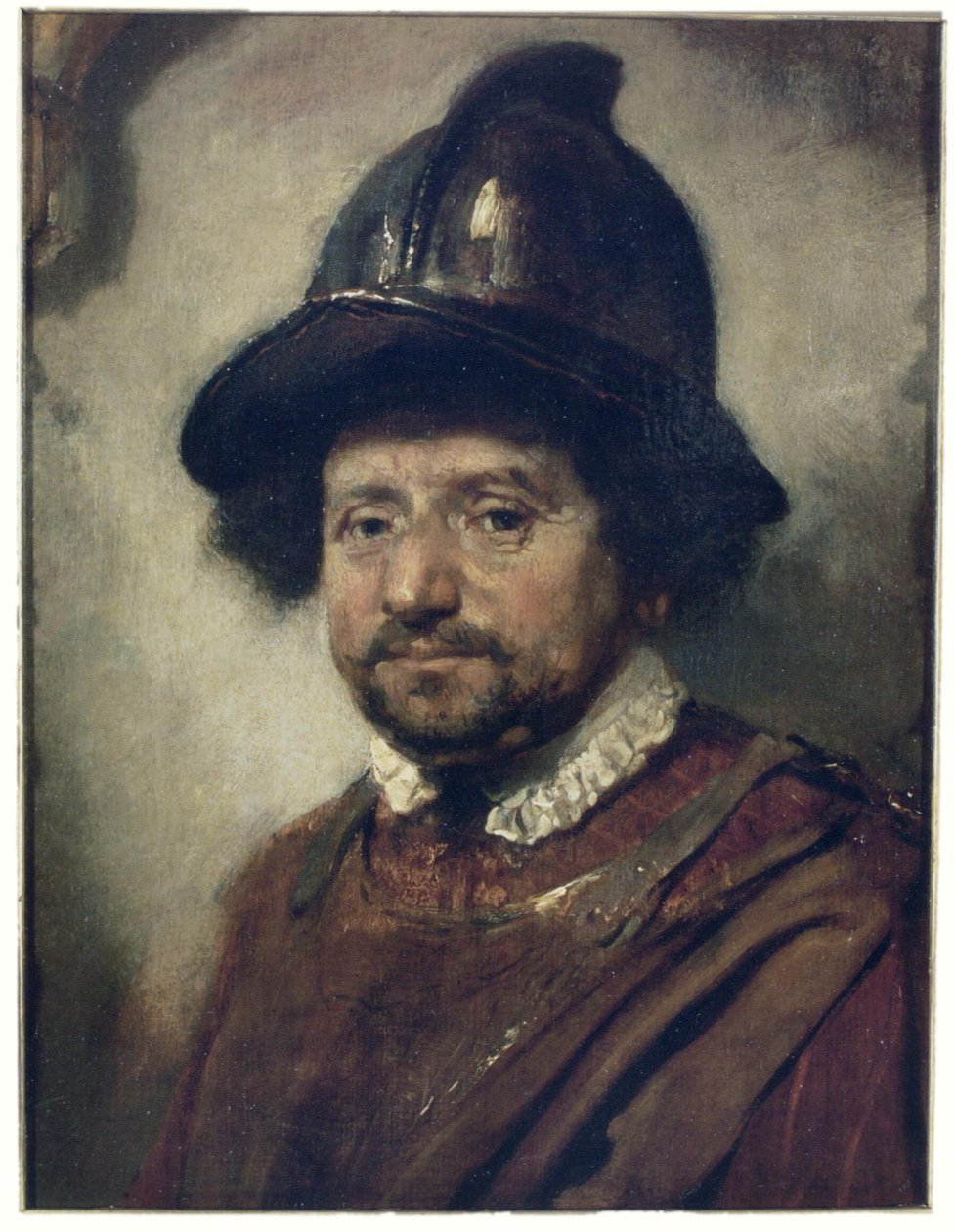 Muž s přilbou od Carel Fabritius