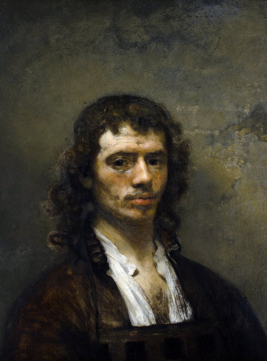 Autoportrét, asi 1645 (olej na dřevě) od Carel Fabritius