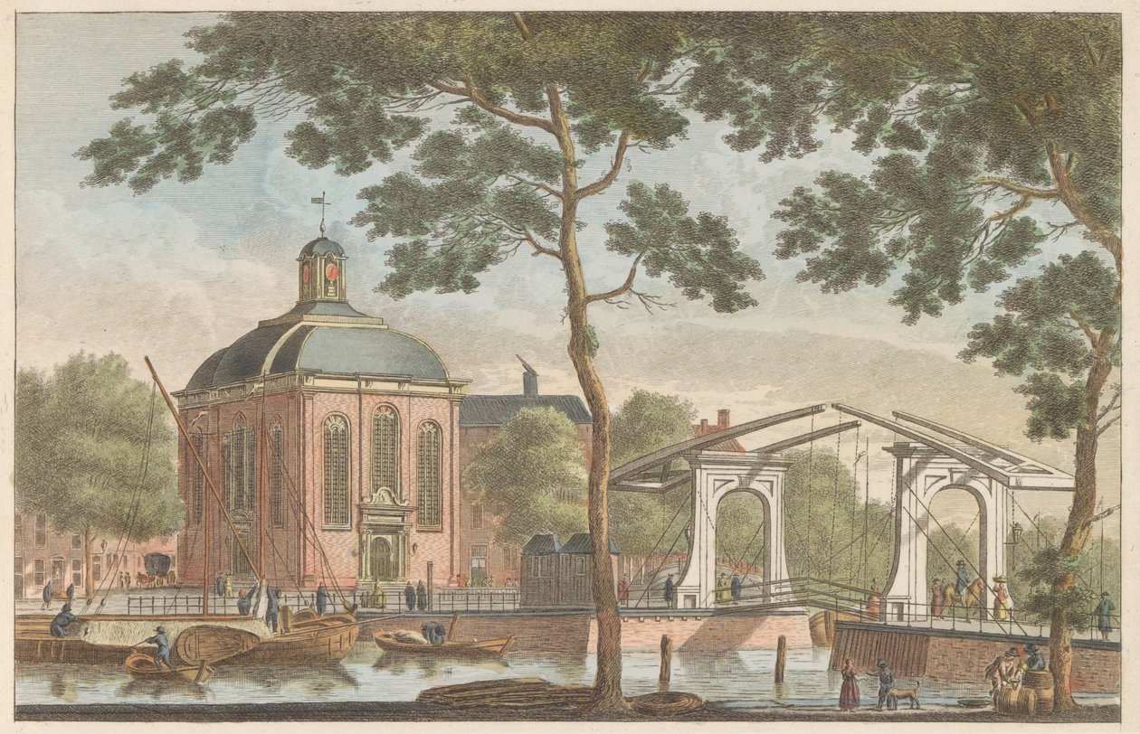 Luteránský kostel v Rotterdamu, asi 1790 Luteránský kostel v Rotterdamu / L