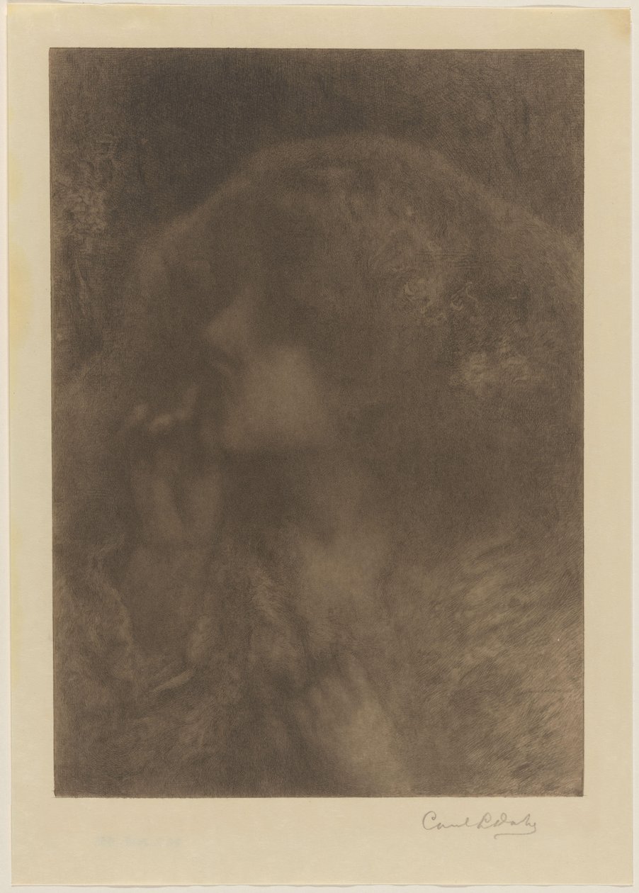 nevěsta od Carel Lodewijk Dake (signed by artist)