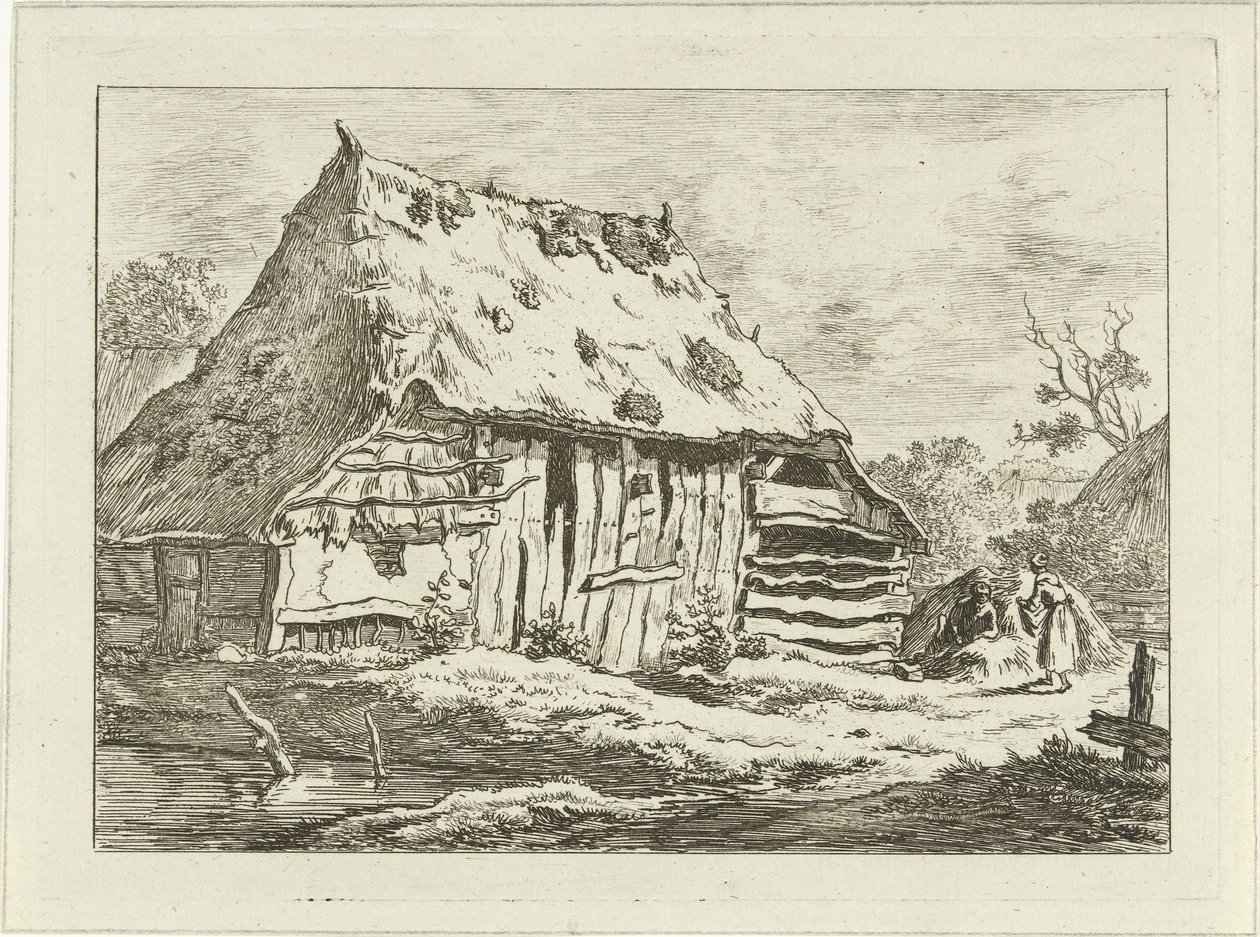 Pár ve stodole Krajiny (1-6) (název série) od Carel Lodewijk Hansen