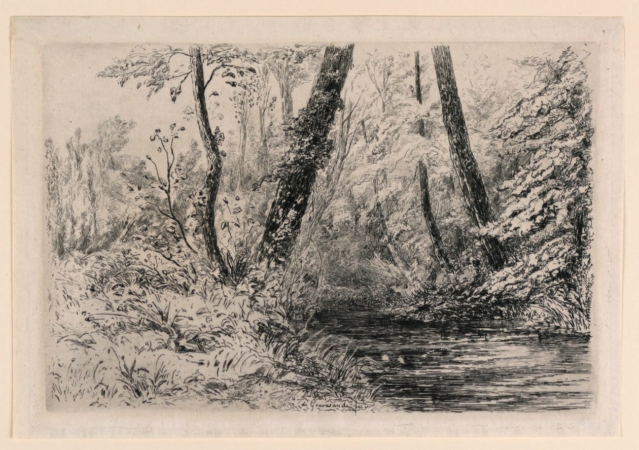 Suvenýr z Cressonnières ve Veules od Carel Nicolaas Storm van 