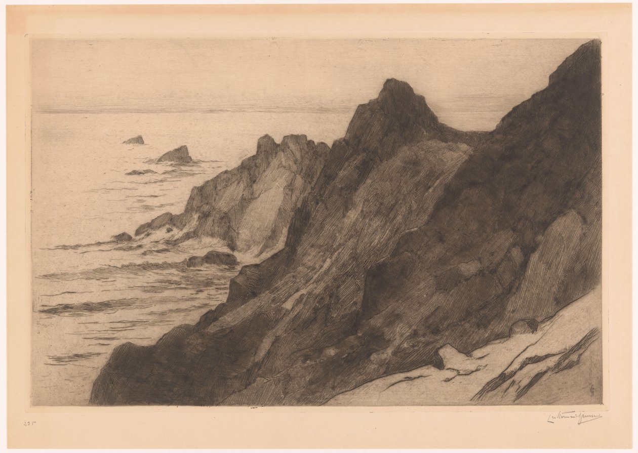 Pointe du Raz od Carel Nicolaas Storm van 