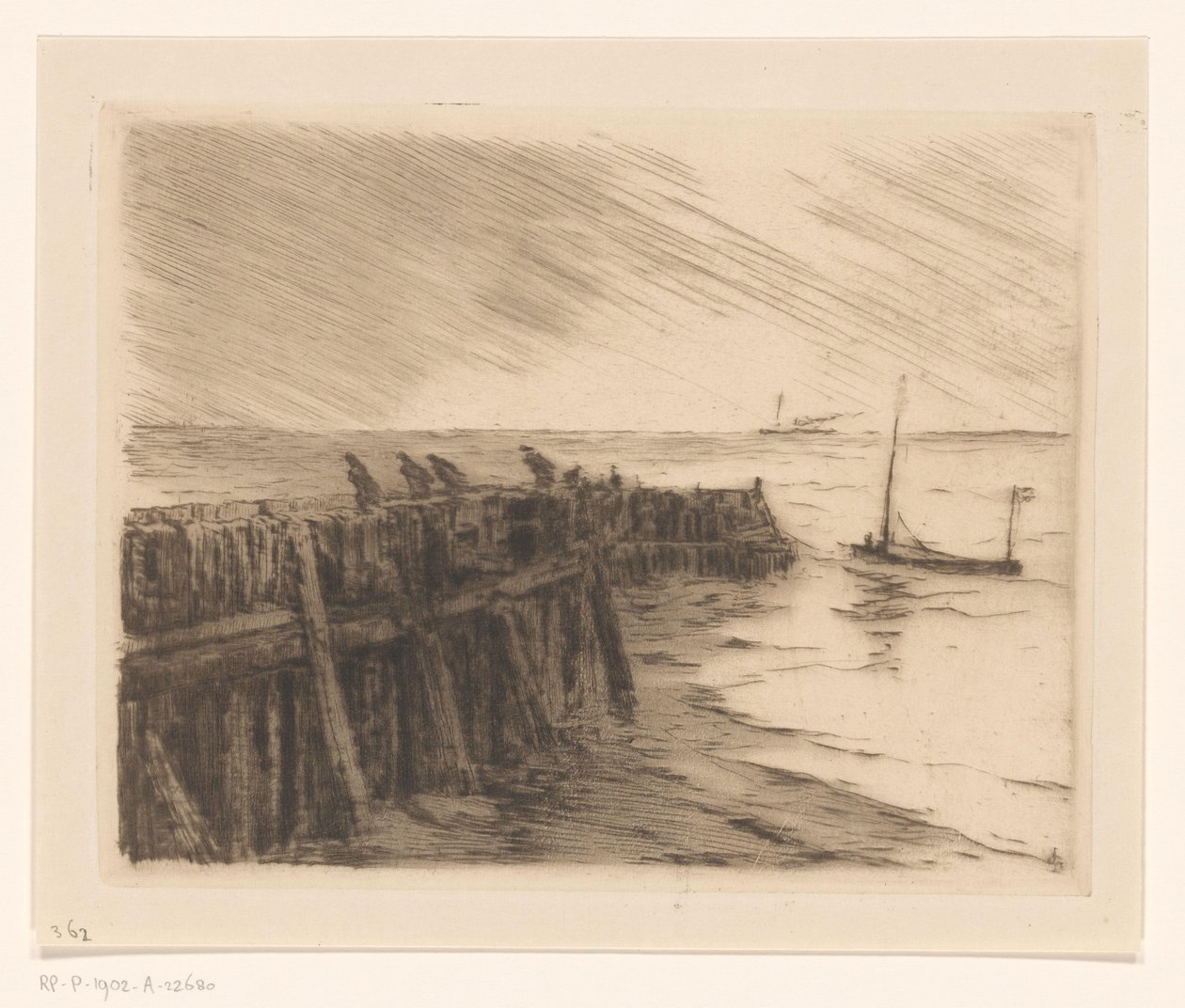 Harbour Head ve Vlissingenu od Carel Nicolaas Storm van 