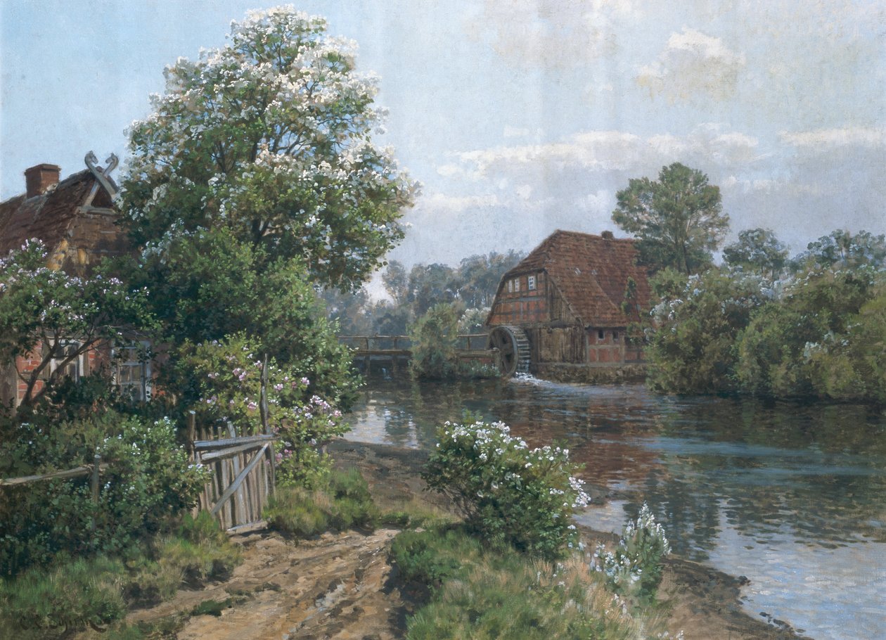 Podzimní krajina, kolem roku 1900 od Carl Christian Schirm
