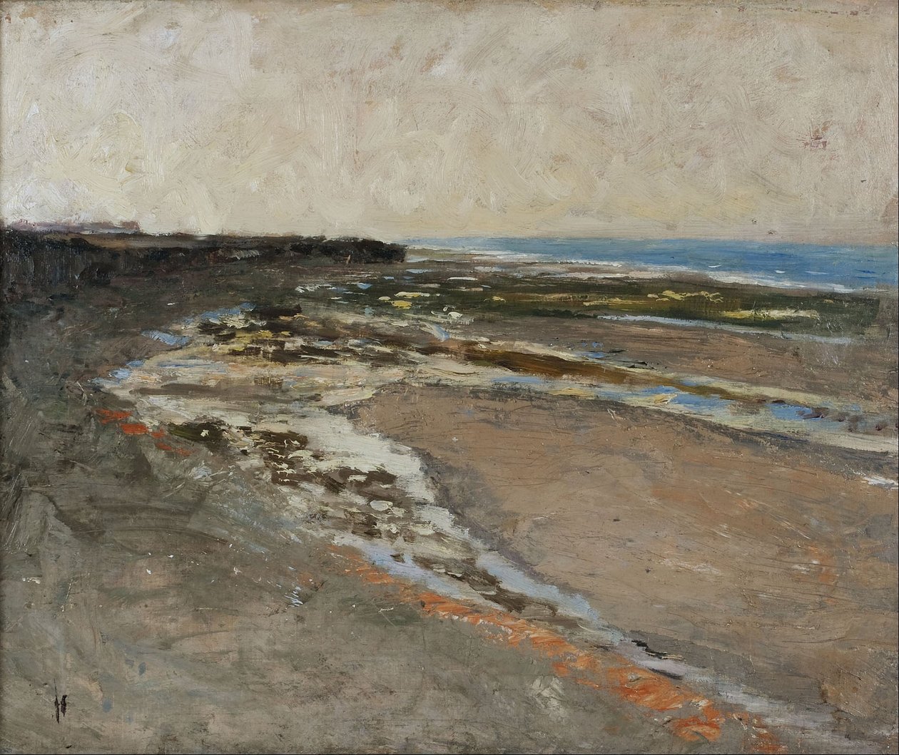Pobřeží v Luc-sur-Mer od Carl Fredrik Hill