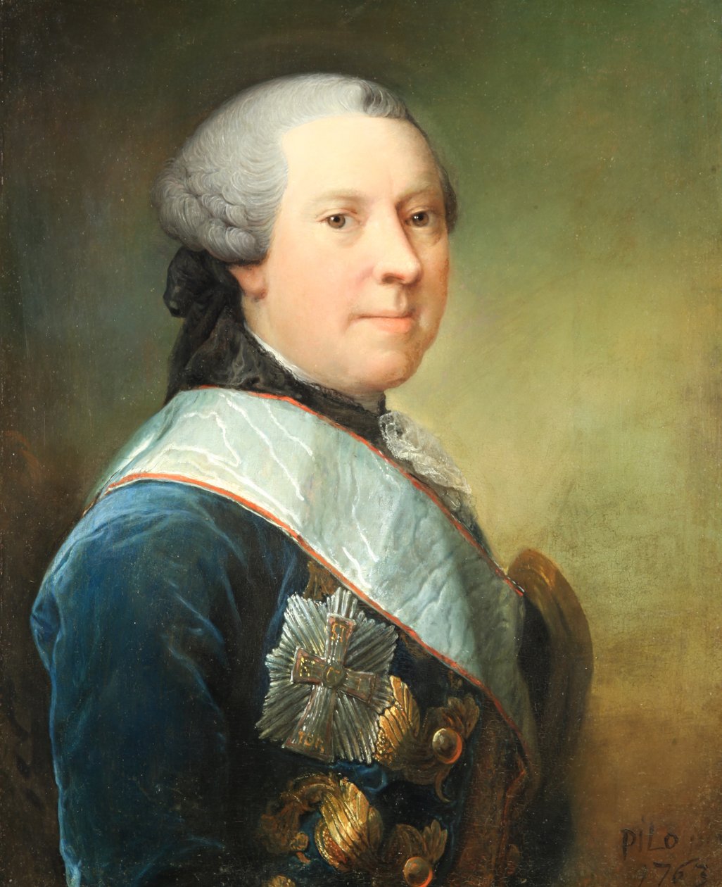 Obraz Christiana Conrada Danneskiold-Laurviga (1723-1783) od Carl Gustaf Pilo