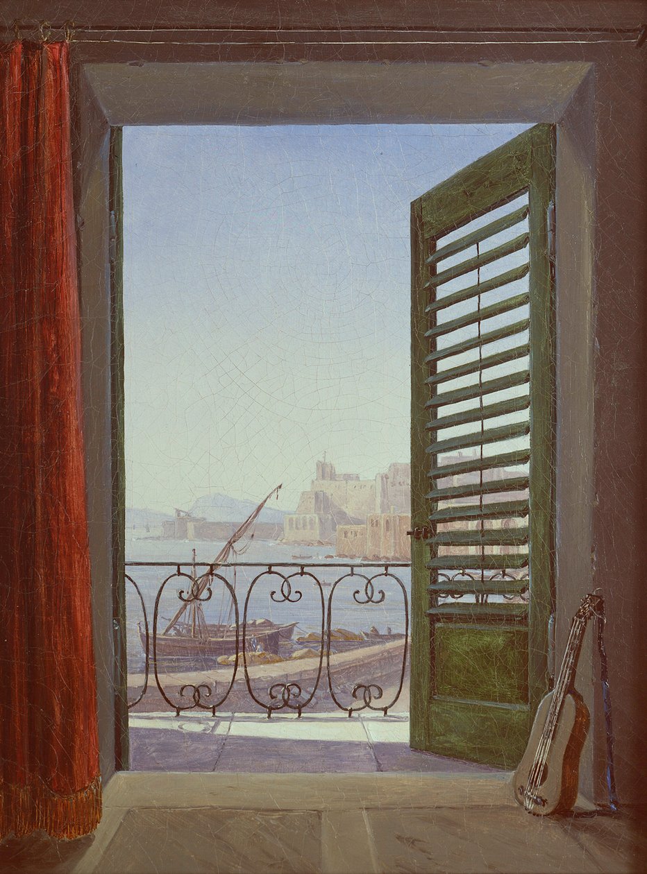 Balkon v Neapoli od Carl Gustav Carus