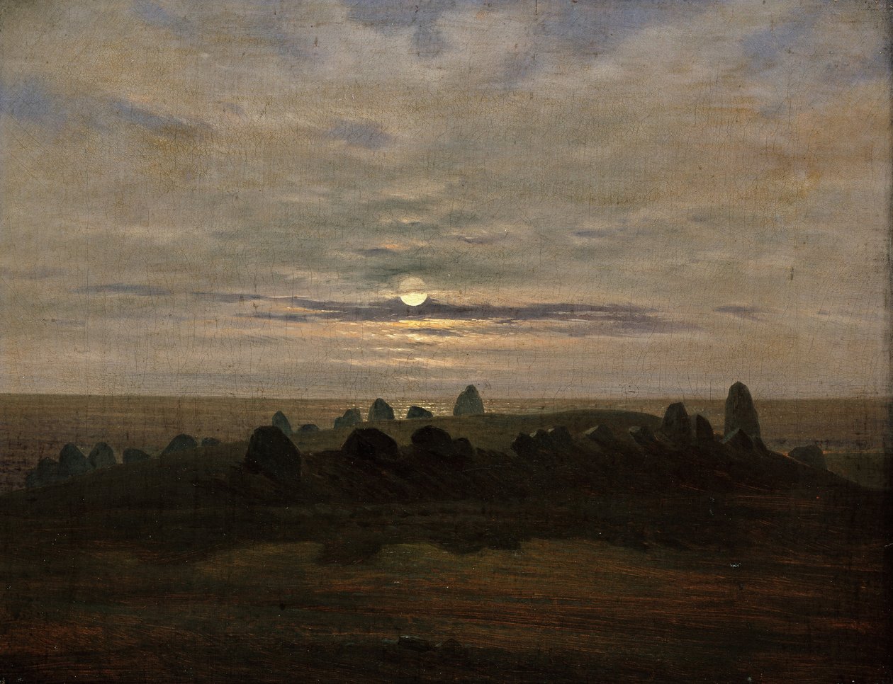 Mohyla z doby kamenné od Carl Gustav Carus