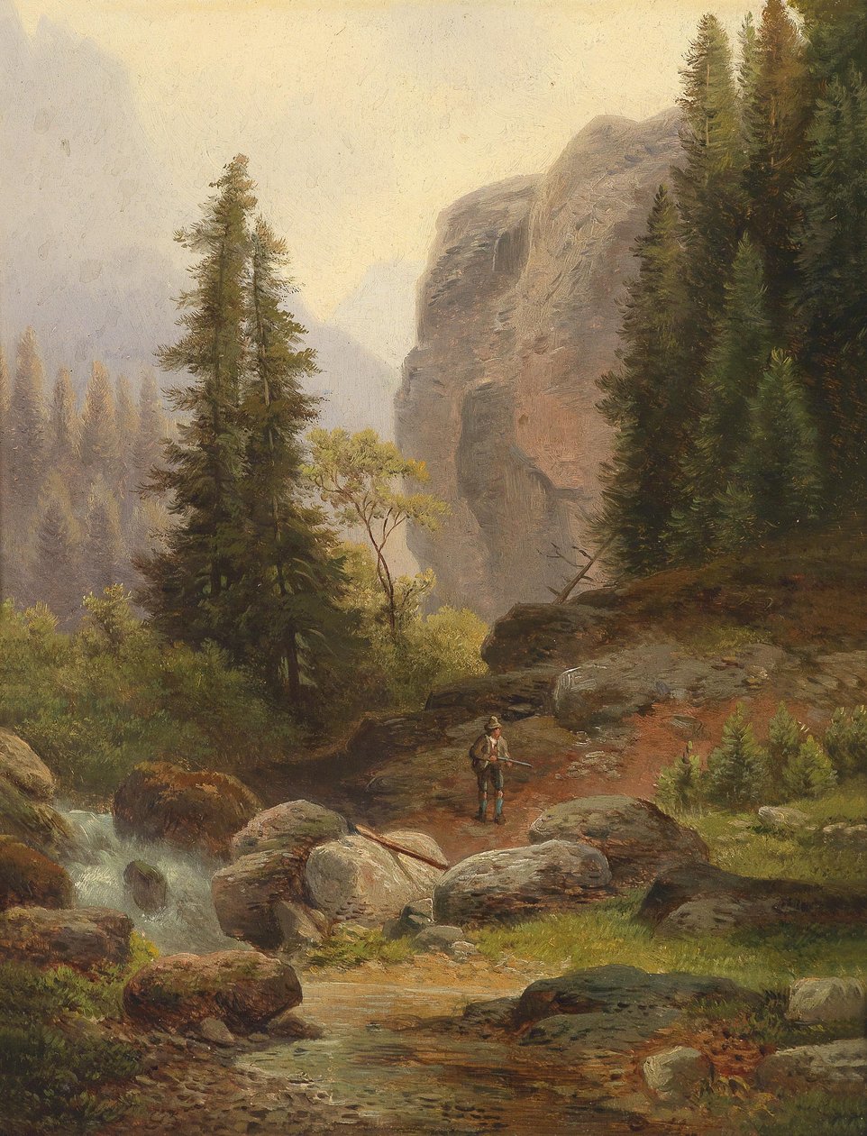 Lovec ve vysokých horách od Carl Hasch