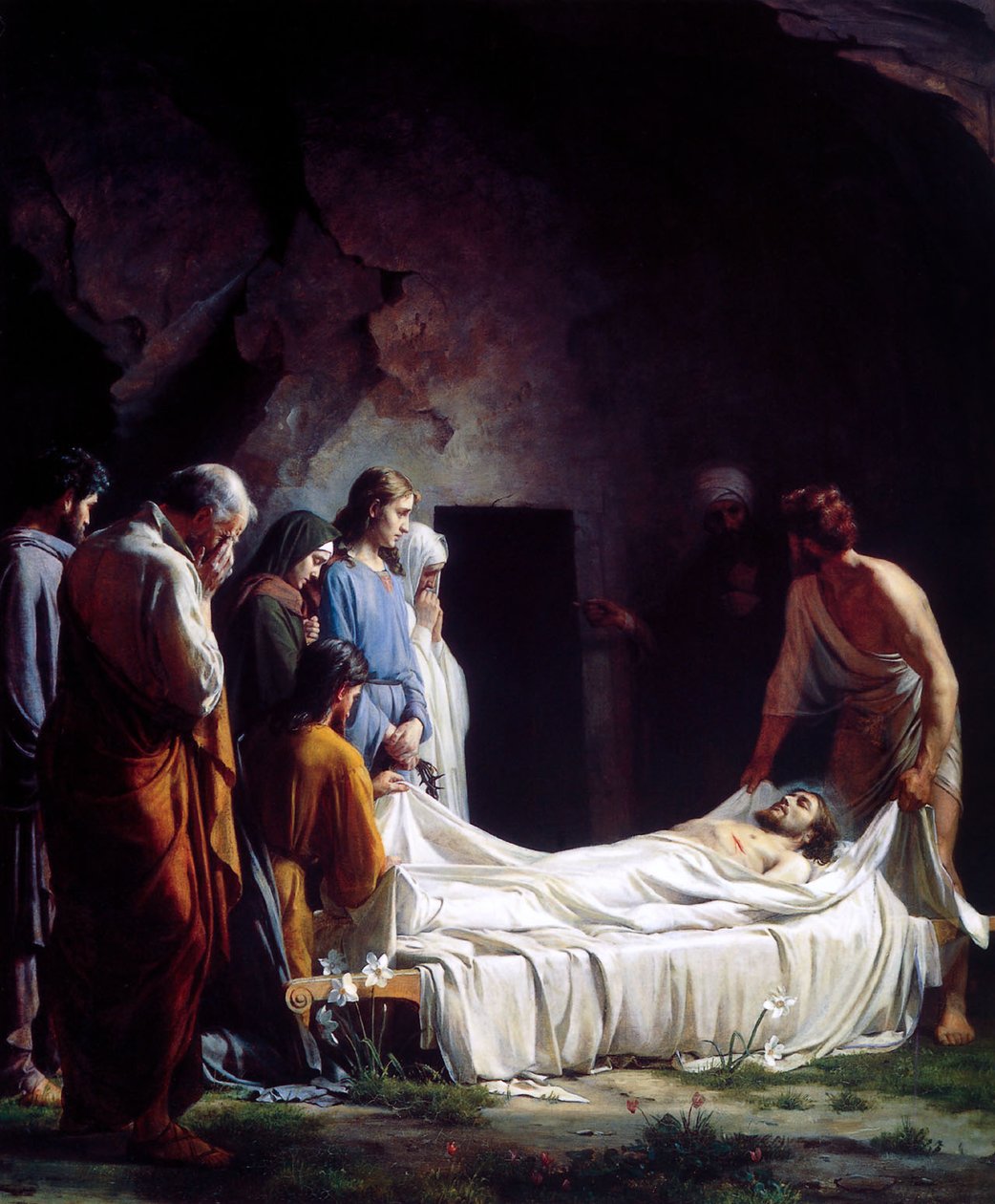 Pohřeb Krista od Carl Heinrich Bloch