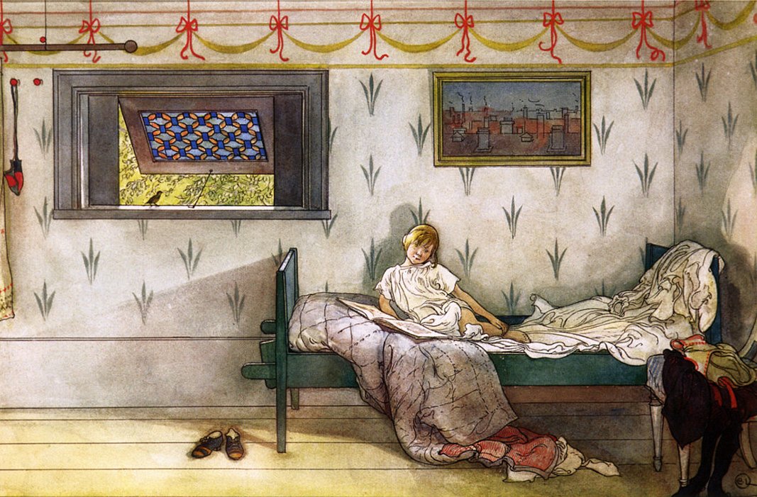 Cock-a-doodle-doo, sedm hodin od Carl Larsson