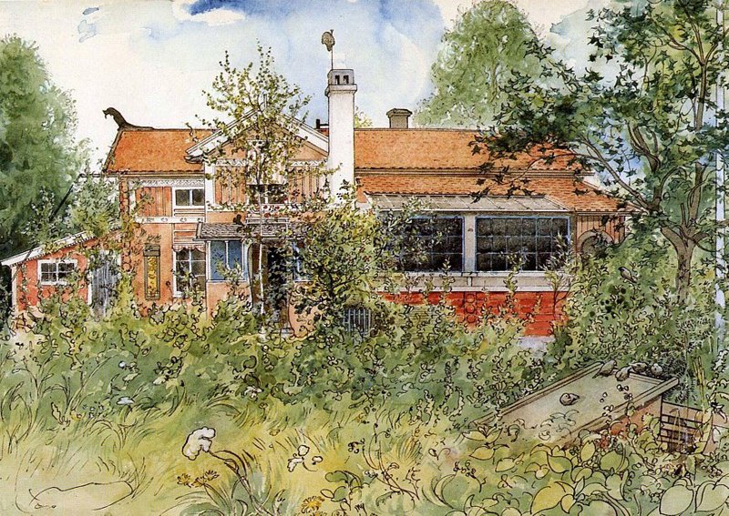 Sluneční dům od Carl Larsson