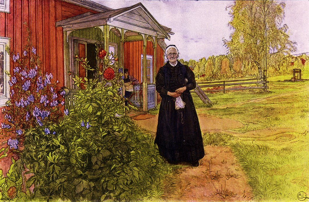 Otec a matka od Carl Larsson