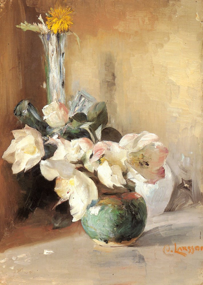 Vánoční růže od Carl Larsson