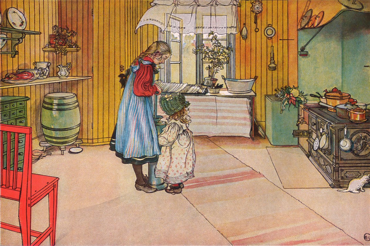 Kuchyně od Carl Larsson