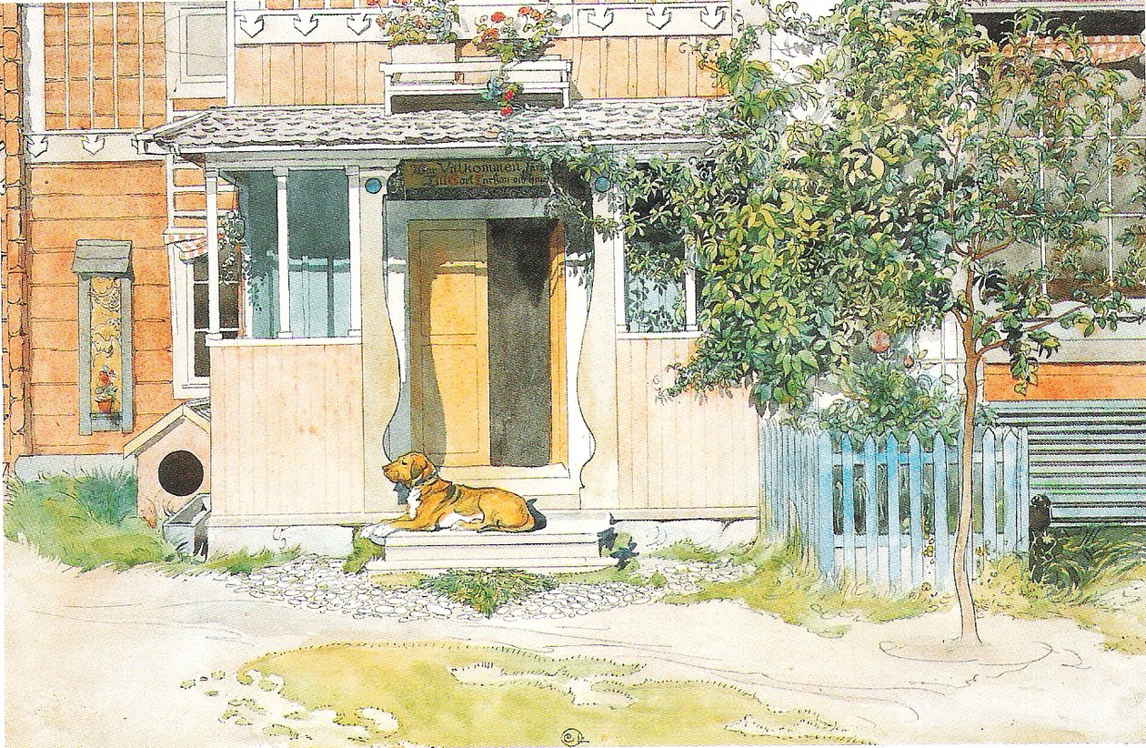 Veranda od Carl Larsson