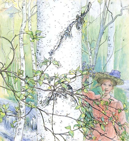Na jaře od Carl Larsson