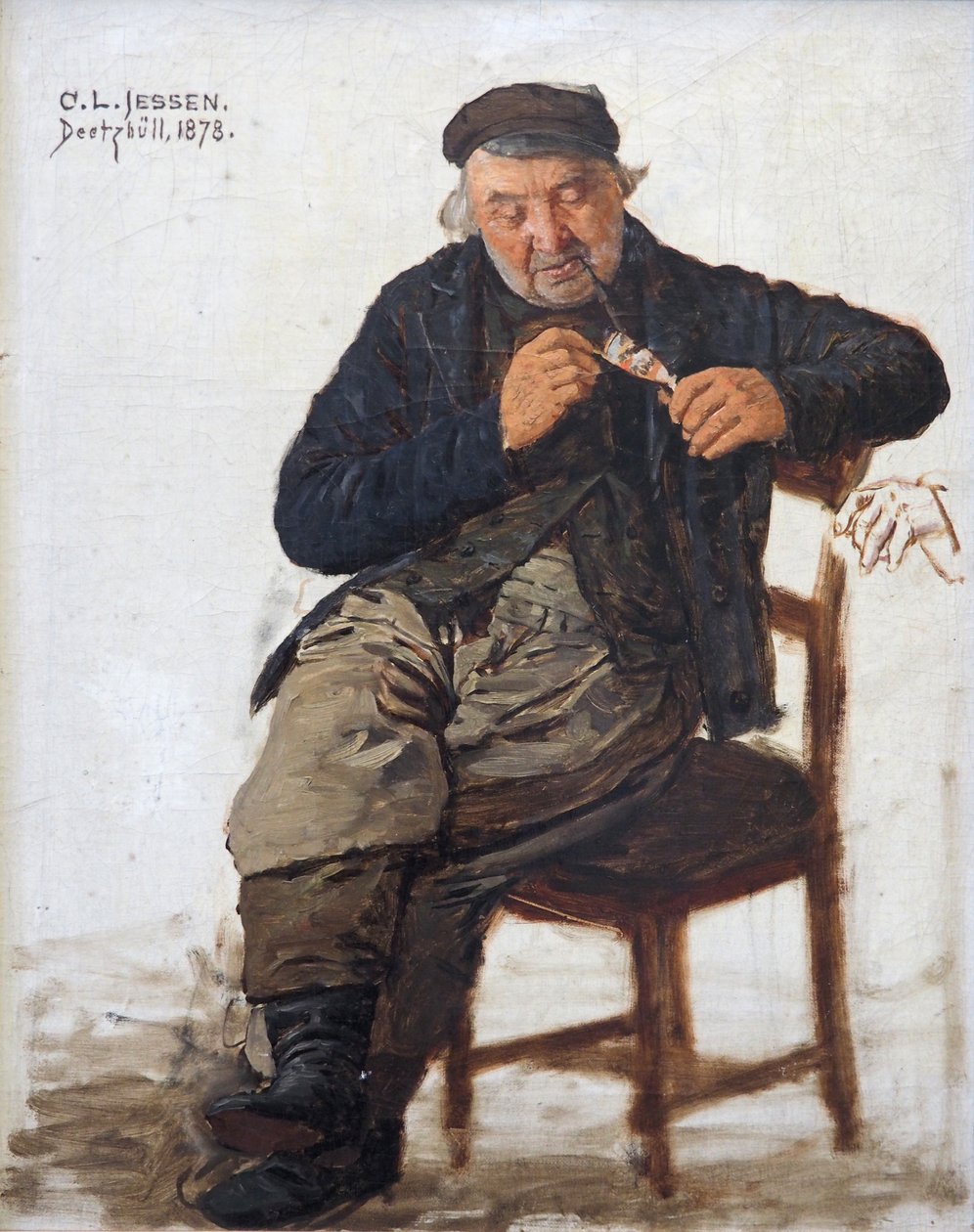 Portrétní studie od Carl Ludwig Jessen