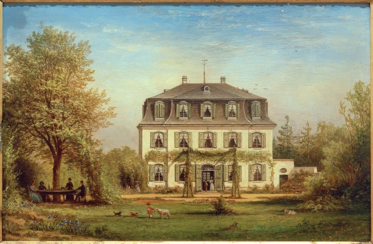 C. Morgenstern, letohrádek d. Bansova rodina bankéřů, Sachsenh. od Carl Morgenstern