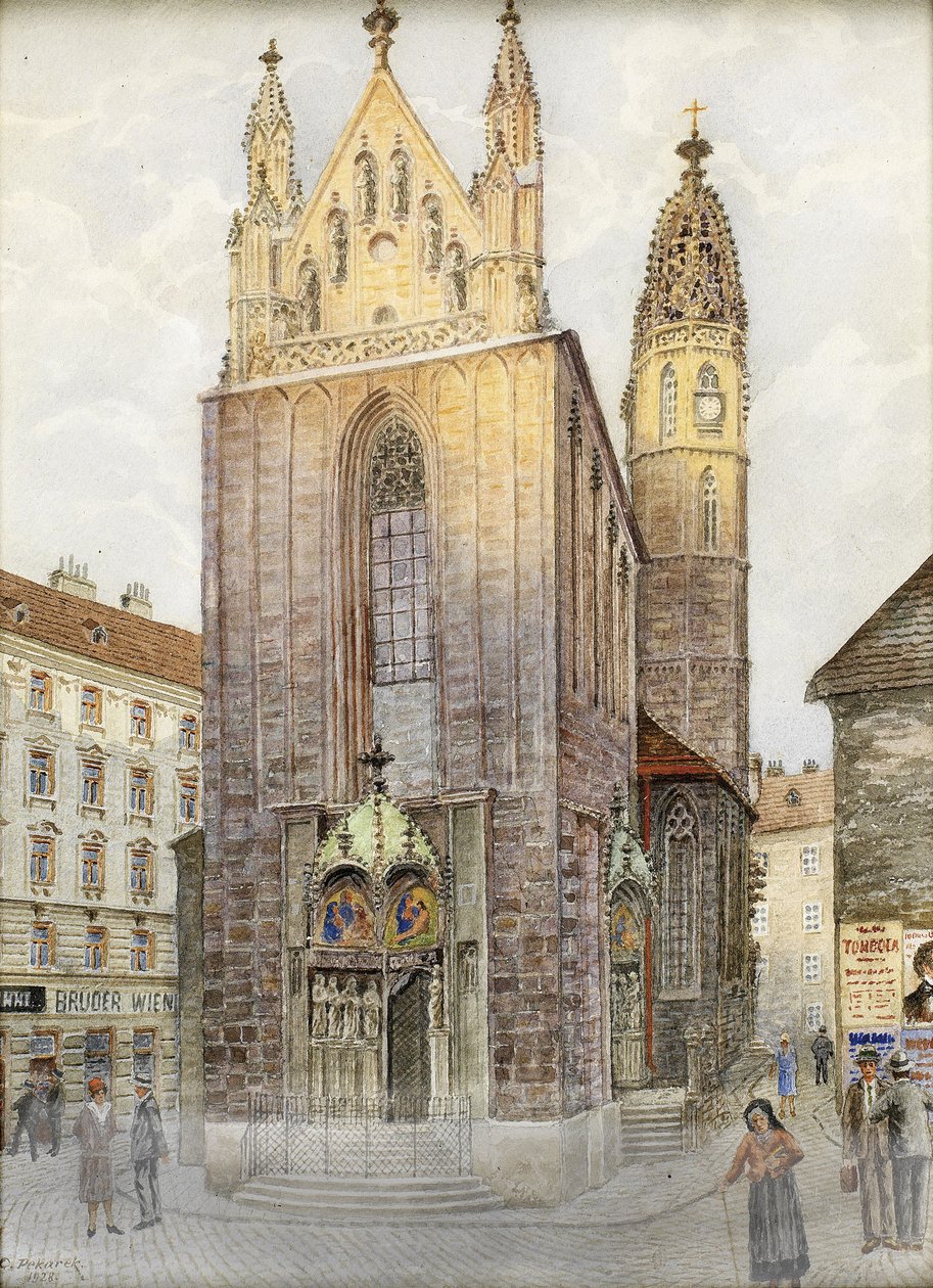 Kostel Maria am Gestade, Vídeň od Carl Pekarek
