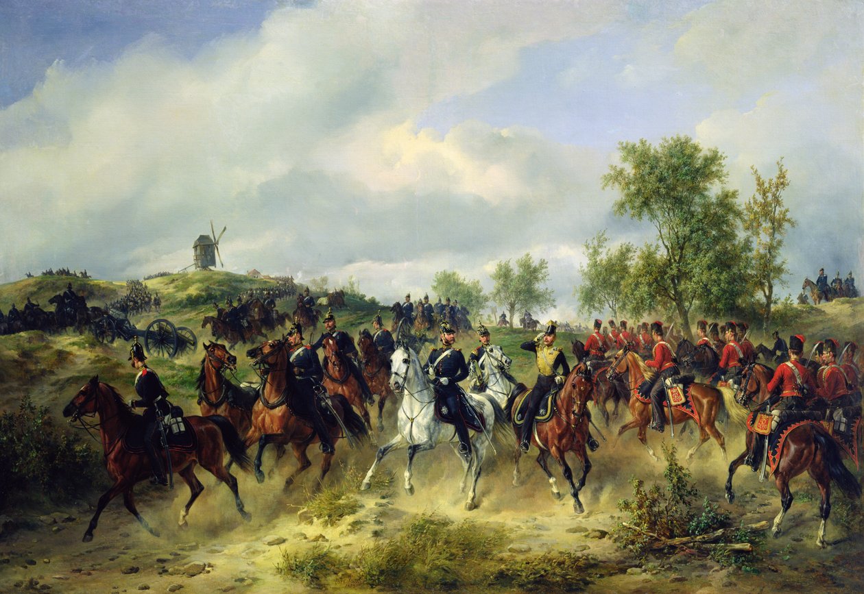 Pruská jízda na výpravě, c.19 od Carl Friedrich Schulz