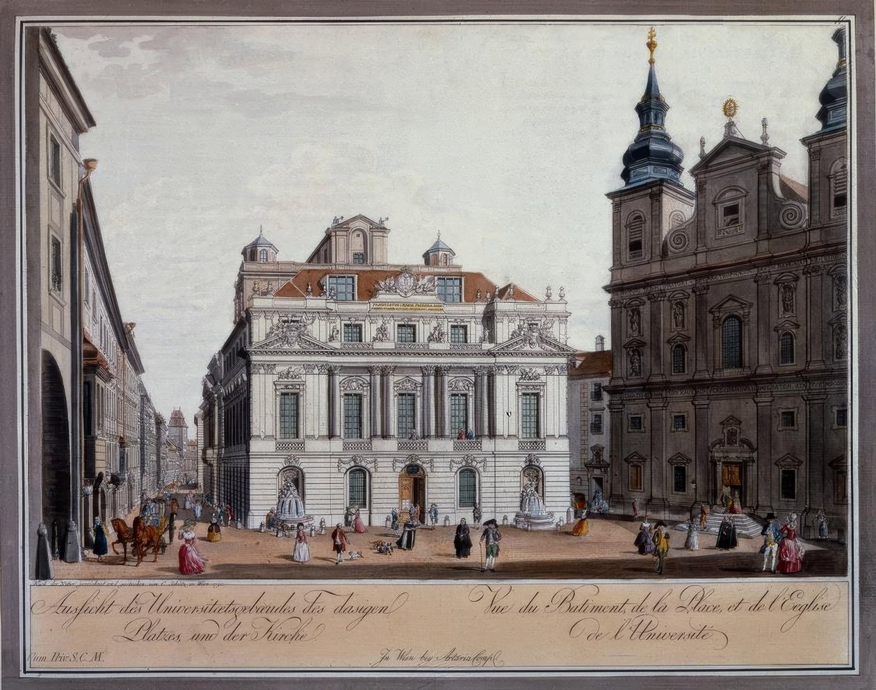 Vídeň, Alte Uni / Schütz od Carl Schütz