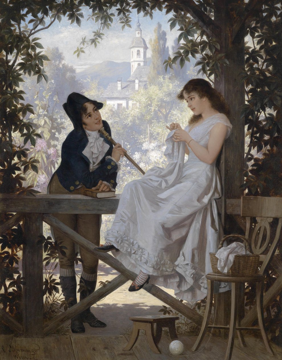 Zkouška od Carl Schweninger d. J.