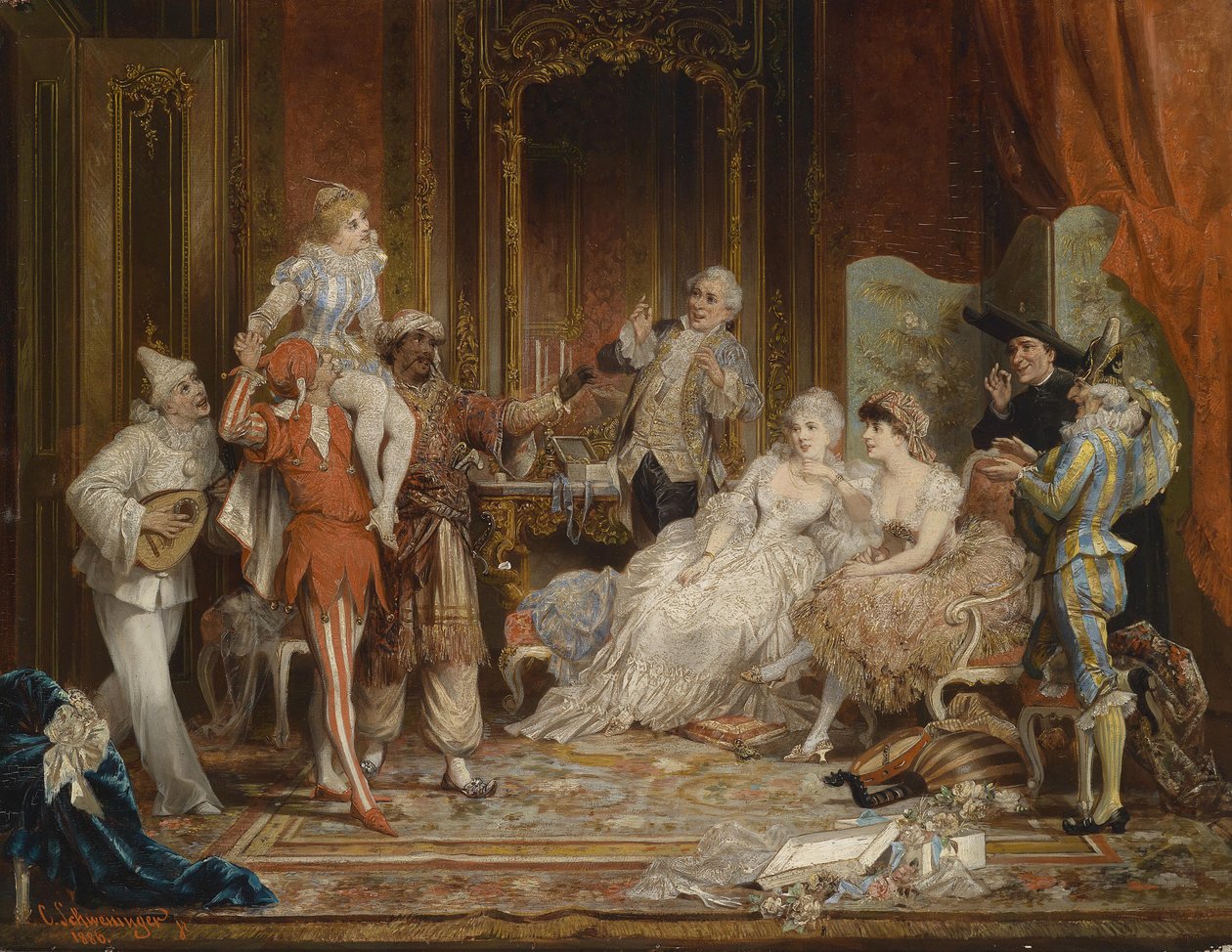 karneval od Carl Schweninger jr.
