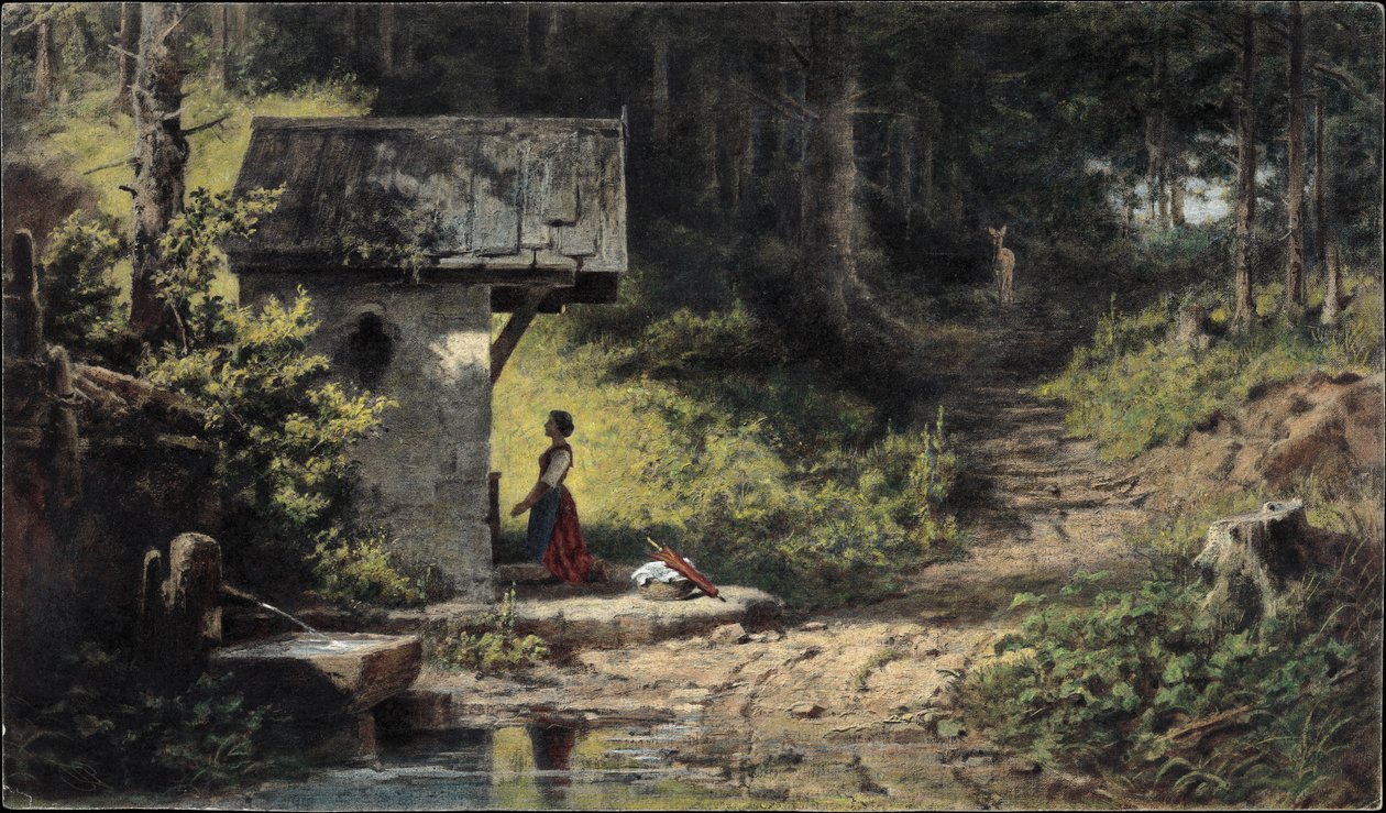 Kaple v lese od Carl Spitzweg