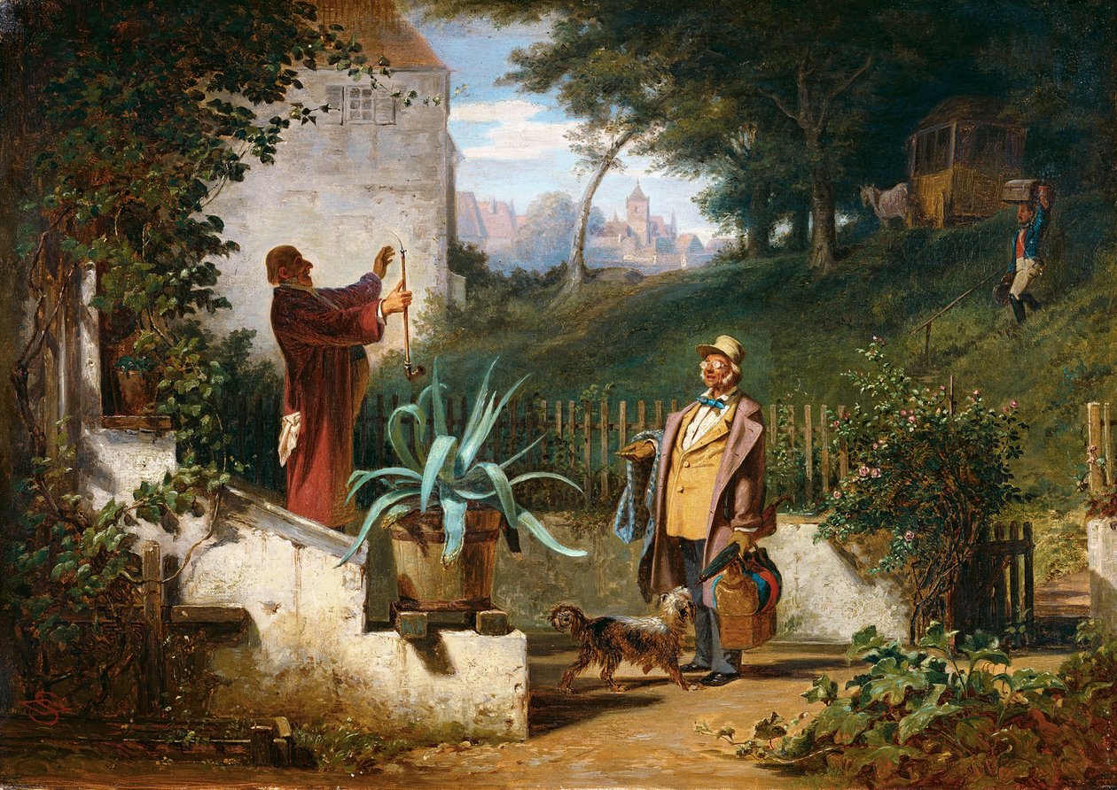 Kamarádi z dětství od Carl Spitzweg