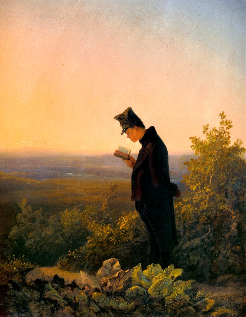 Večerní breviář od Carl Spitzweg