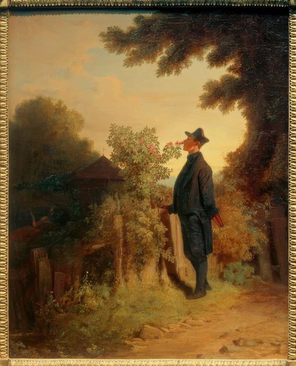 Růžový přítel od Carl Spitzweg