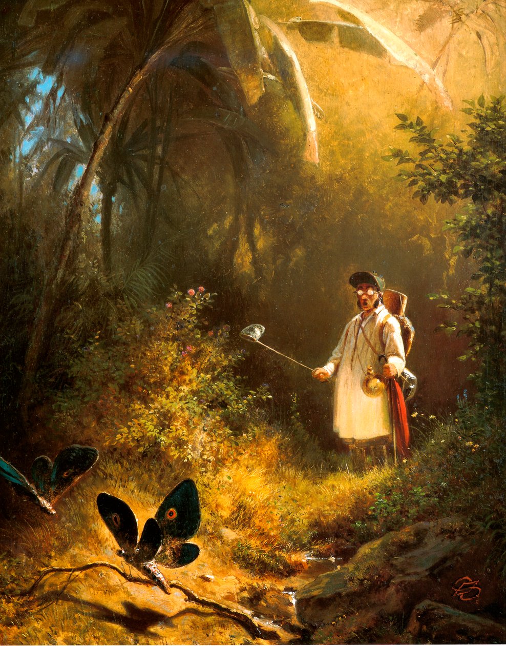 Lapač motýlů od Carl Spitzweg