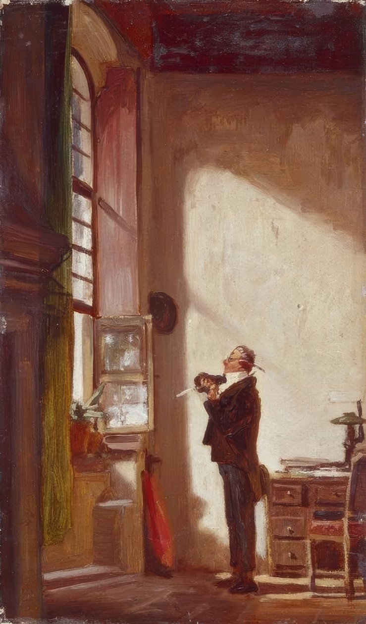 Spisovatel od Carl Spitzweg