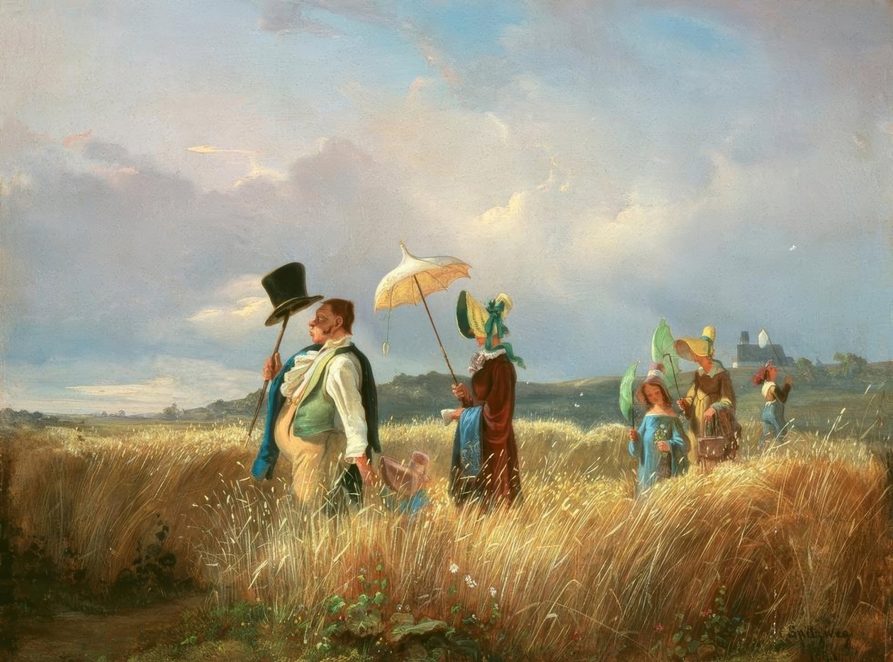 Nedělní procházka od Carl Spitzweg