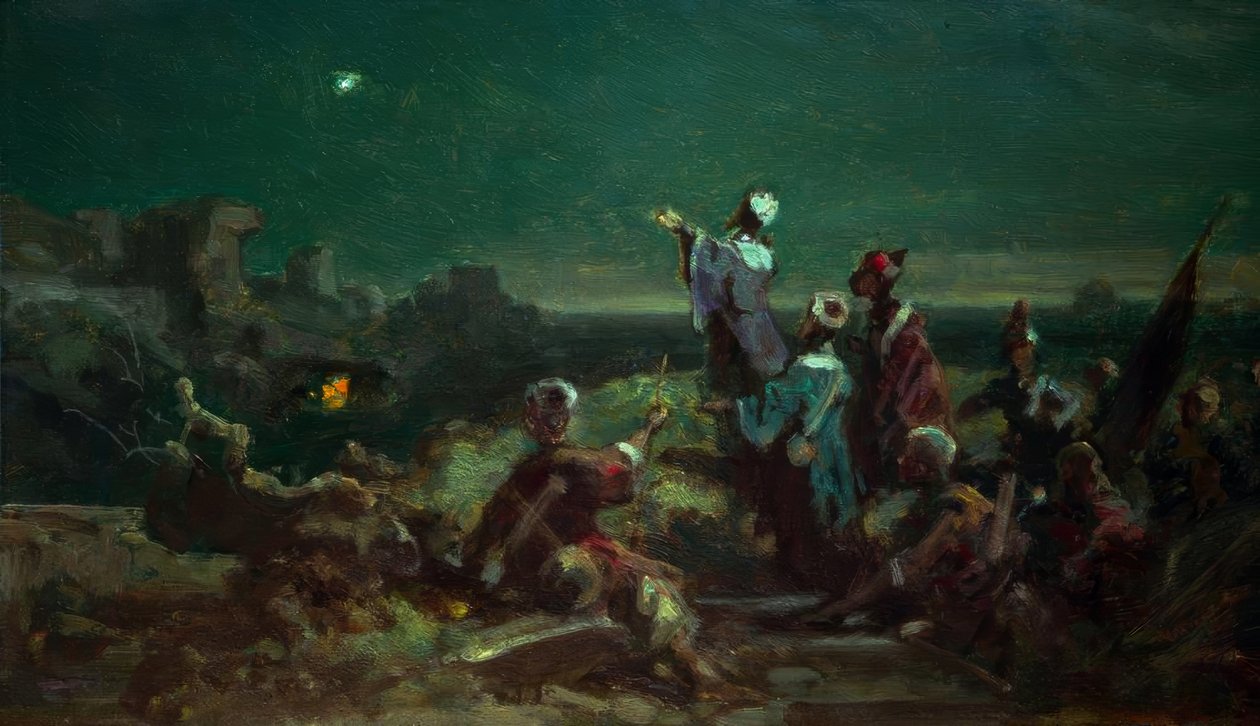 Betlémská hvězda od Carl Spitzweg