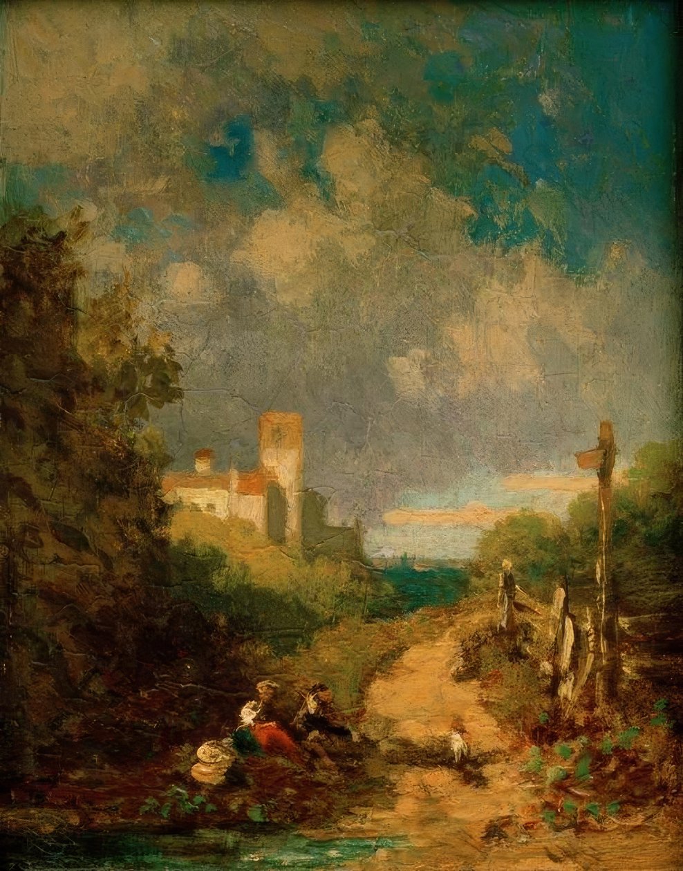 Odpočívej na polní cestě od Carl Spitzweg
