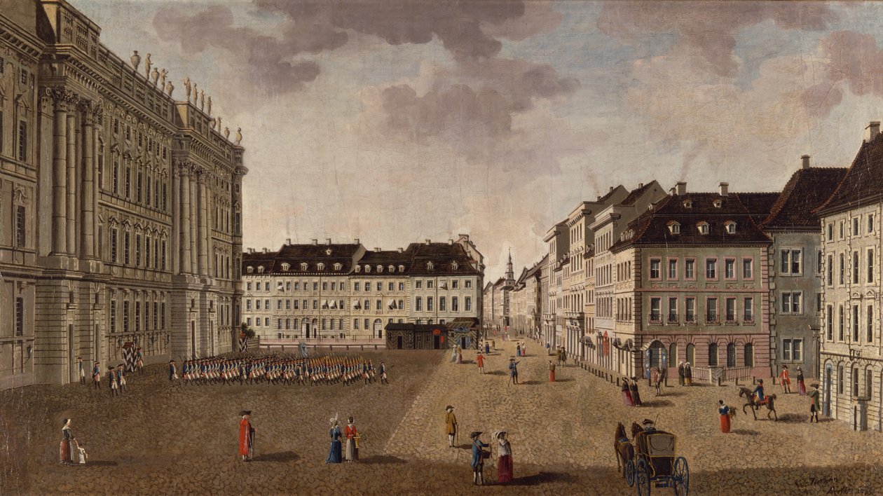 Berlínský městský palác, 1765 od Carl Traugott Fechhelm