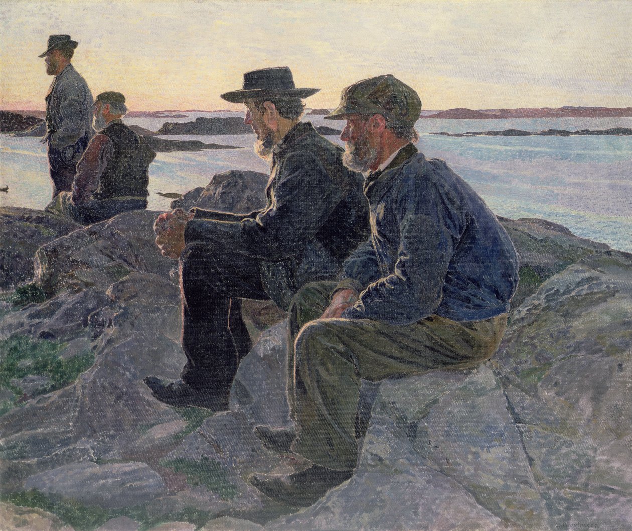 Na skalách ve Fiskebackskil, 1905-6 od Carl Wilhelm Wilhelmson
